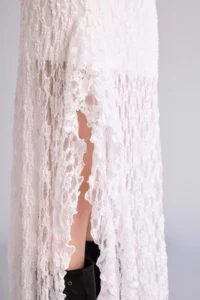 DeFacto A Cut High Waist Lace Maxi Skirt - Image 4
