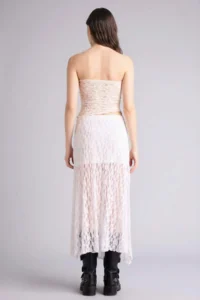 DeFacto A Cut High Waist Lace Maxi Skirt - Image 5