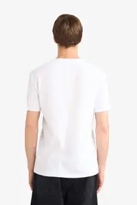 DeFacto Slim Fit Crew Neck Ribbed Short Sleeve T-Shirt - Image 6