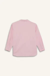 DeFacto Girls' 2-Piece Set School Oxford Long Sleeve Shirt T-Shirt - Image 4