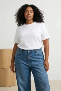 Trendyol Curve White 3 Sets Paket Plus Size T-Shirt - Image 5