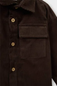 DeFacto Corduroy Long Sleeve Shirt Baby Boy - Image 2