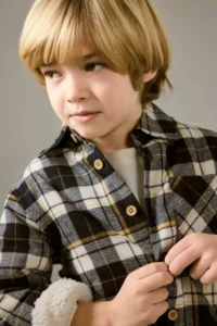 DeFacto Plaid Patterned Flannel Long Sleeve Shirt for Baby Boy - Image 3