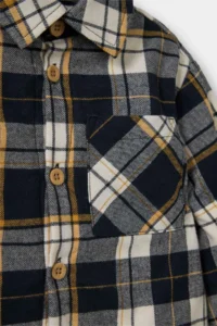 DeFacto Plaid Patterned Flannel Long Sleeve Shirt for Baby Boy - Image 5