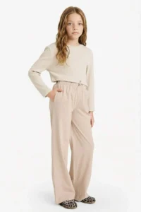 DeFacto Wide Leg Pants Girls' - Image 2