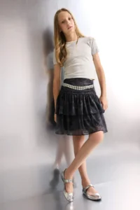 DeFacto Elastic Waist Layered Tulle Skirt Girls'