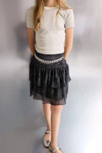 DeFacto Elastic Waist Layered Tulle Skirt Girls' - Image 2