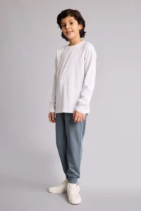 DeFacto Regular Fit Sweatshirt Fabric Trousers Boy - Image 2