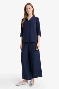 DeFacto Relax Fit Wide Leg Capri - Image 3