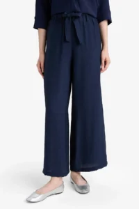 DeFacto Relax Fit Wide Leg Capri - Image 4