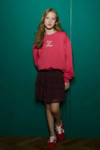 DeFacto Tulle Floral Patterned Skirt Girls'
