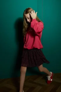 DeFacto Tulle Floral Patterned Skirt Girls' - Image 2
