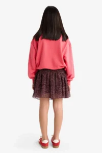 DeFacto Tulle Floral Patterned Skirt Girls' - Image 8