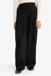 DeFacto Baggy Fit Wide Leg Gabardine Trousers Girls - Image 6