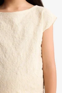 DeFacto 2 Piece Set Embroidery Short Sleeve T-Shirt Trousers Girls - Image 7