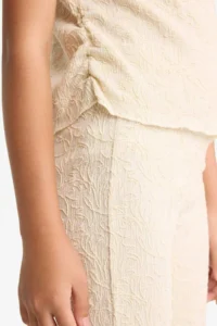 DeFacto 2 Piece Set Embroidery Short Sleeve T-Shirt Trousers Girls - Image 8