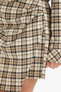 DeFacto Cotton Checkered Shorts Skirt Girls' - Image 4