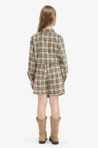 DeFacto Cotton Checkered Shorts Skirt Girls' - Image 5