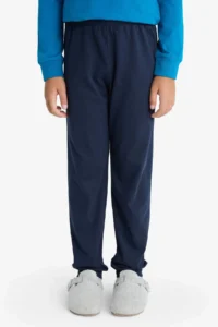 DeFacto Pajama Set Printed Long Sleeve Top Long Bottom Boy Child - Image 7