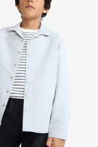 DeFacto Overshirt Fit Polo Collar Printed Long Sleeve Shirt Boy - Image 8
