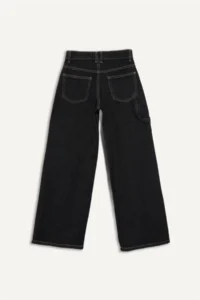 DeFacto Wide Leg Wide Leg Jean Trousers Girl - Image 4