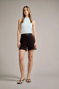 DeFacto Accessory Detailed Suede Shorts