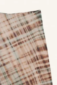 DeFacto Pencil Patterned Normal Waist Lined Chiffon Midi Skirt - Image 5