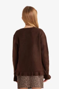 DeFacto Girls' Crew Neck buttoned Cardigan - Image 4