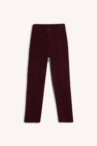 DeFacto Wide Leg Velvet Sweatpants Girls' - Image 3
