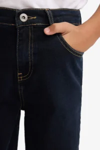 DeFacto Straight Fit Straight Leg Jean Trousers Boy - Image 4
