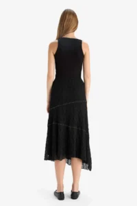 DeFacto A Cut Normal Waist Lace Midi Skirt - Image 6