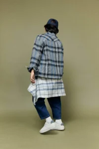 DeFacto Polo Neck Plaid Patterned Zipper Flannel Jacket Boy - Image 4