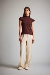 DeFacto Turtleneck Short Sleeve T-Shirt - Image 2