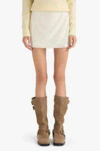 DeFacto Normal Waist sequined Material Mini Skirt - Image 3