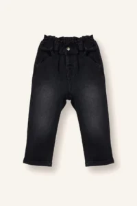 DeFacto Paperbag Flared Jean Trousers for Baby Girl