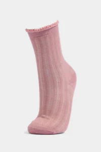 DeFacto Women Openwork 3-pack Cotton LONG Socks - Image 2