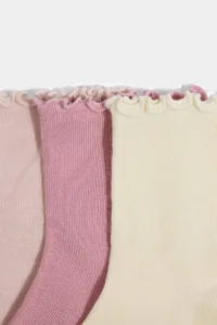 DeFacto Women Seamless 3-Piece Bamboo Socket Socks - Image 4