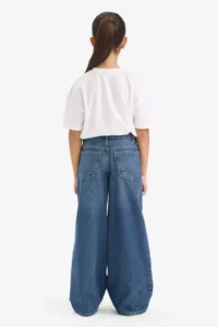 DeFacto Wide Leg Wide Leg Jean Trousers Girl - Image 6