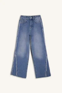 DeFacto Wide Leg Jeans Pants Girls' - Image 3