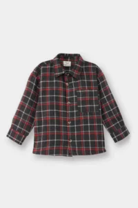 DeFacto Plaid Patterned Flannel Long Sleeve Shirt Baby Boy - Image 2