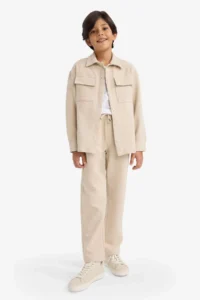 DeFacto Boys' Polo Shirt Collar Jacket - Image 2