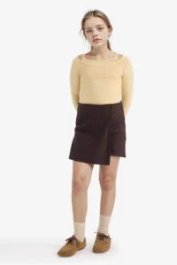 DeFacto Suede Shorts Skirt Girls' - Image 2