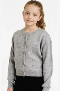 DeFacto buttoned Cardigan Girls' - Image 3