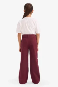 DeFacto Straight Fit Gabardine Trousers Girl - Image 5