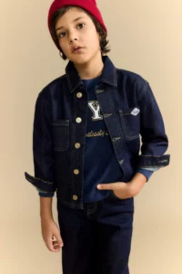 DeFacto Buttoned Embroidered Denim Jacket Boy