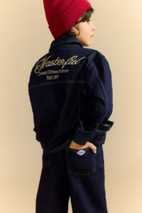 DeFacto Buttoned Embroidered Denim Jacket Boy - Image 3