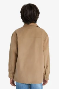 DeFacto Polo Neck Corduroy Long Sleeve Shirt Boy - Image 6