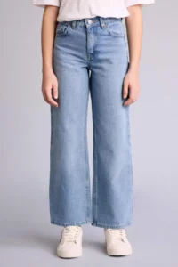 DeFacto Straight Wide Wide Leg Jean Trousers Girl - Image 3