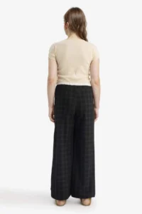 DeFacto Wide Leg Short Hem Pants Girls' - Image 5