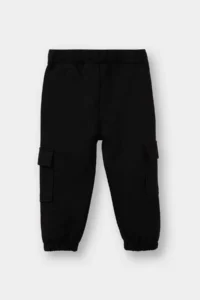DeFacto Woven Label Elastic Waist Sweatpants Baby Boy - Image 3